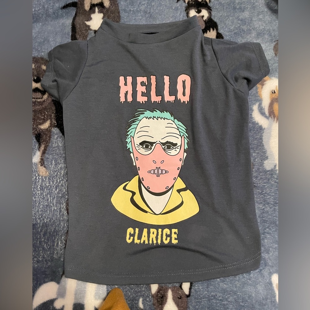 Hello Clarice by Goodie Two Sleeves PETSMART 
Licensed Dog Tee SZ M
